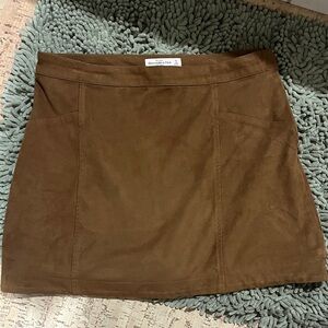 Abercrombie & Fitch Tan Mini Skirt